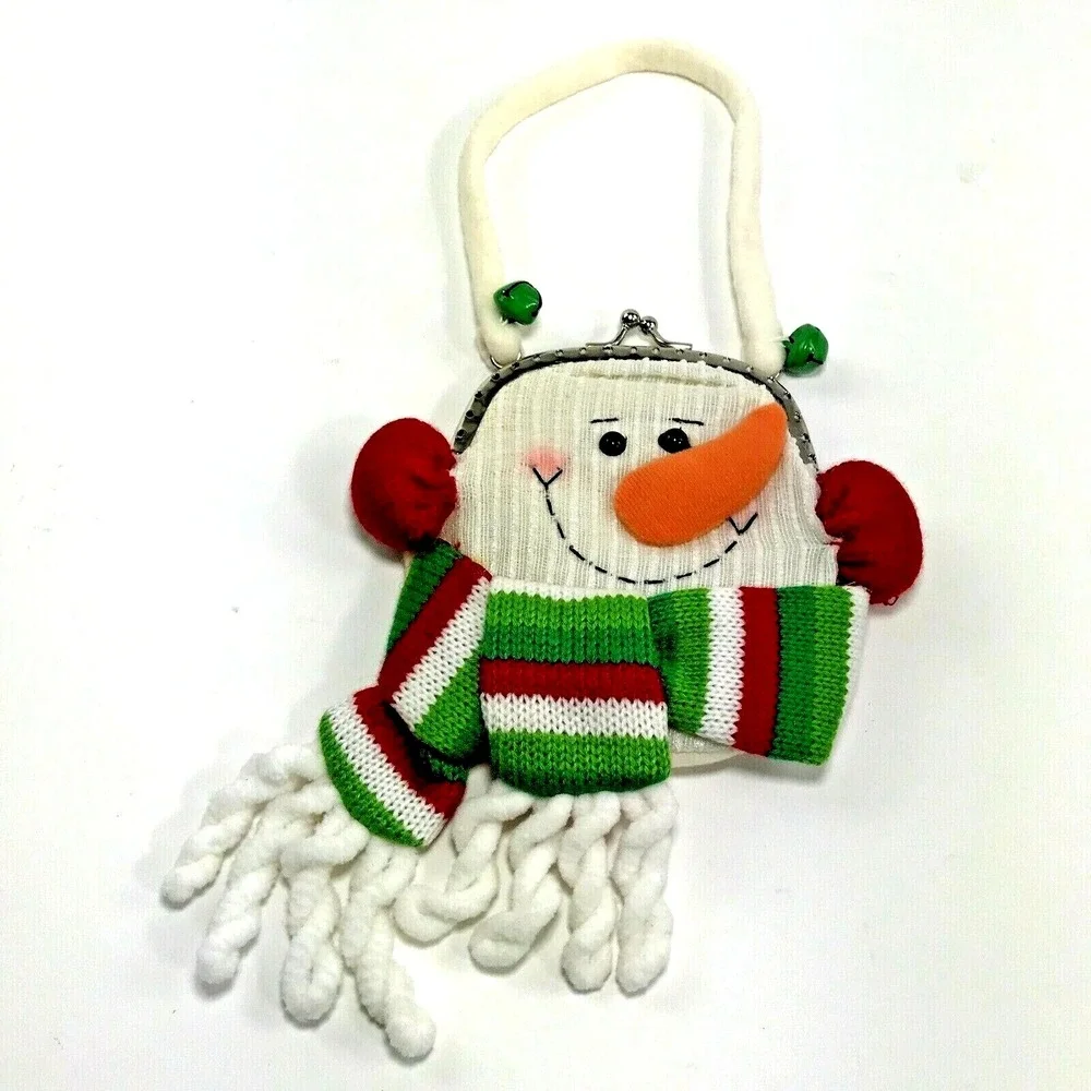 Snowman Christmas Holiday Kid's Bag or Purse for Children